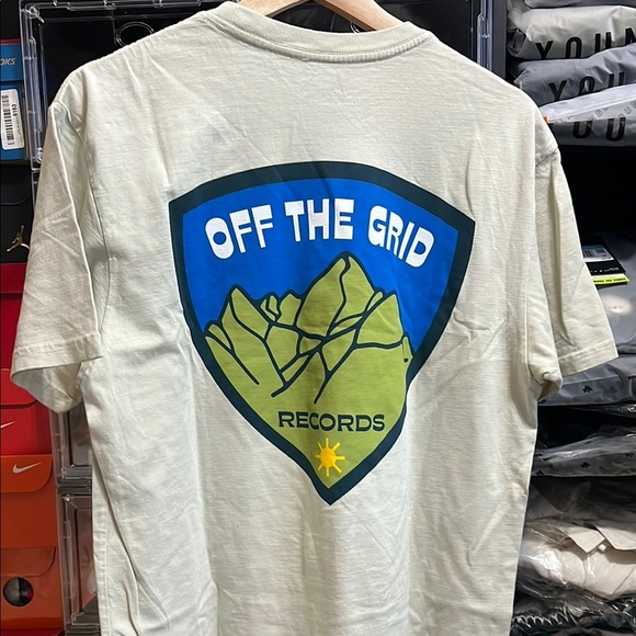 Tan Short Sleeve Crew Neck Tee - Picture 4 of 5